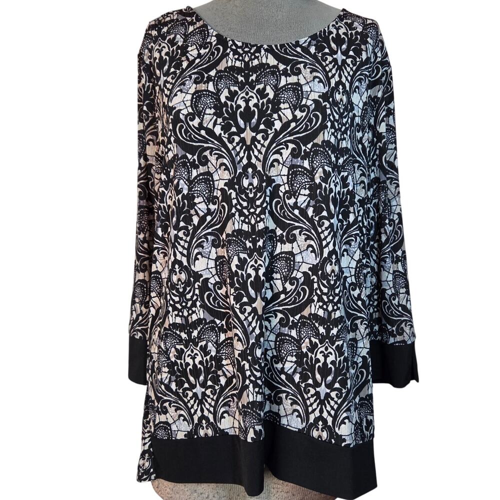 Dana Buchman Pull Over Blouse Size XL